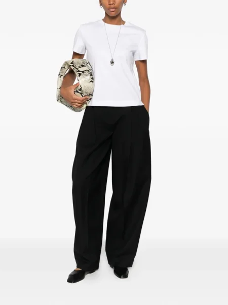 Tricou Max Mara scurt alb