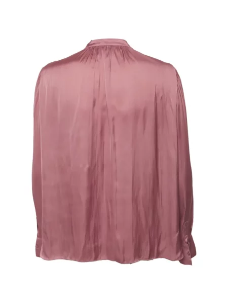 Bluză Zadig&voltaire cu decolteu în V roz