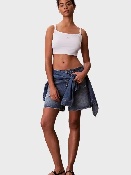 Детский топ Calvin Klein Jeans белый
