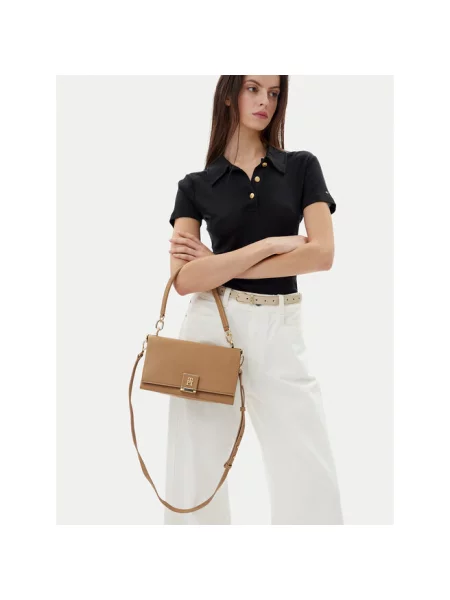 Torebka Tommy Hilfiger brązowa