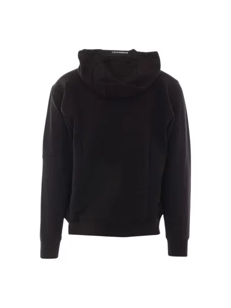 Bluza z kapturem C.p. Company polarowa z kapturem czarna