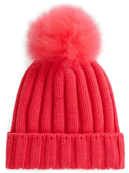 Czapka Woolrich wełniana czerwona