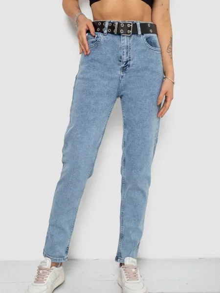 Джинси мом Ager блакитний