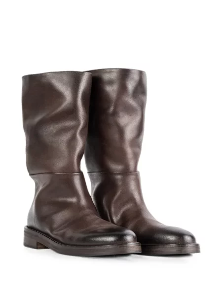 Botine Marsell din piele maro