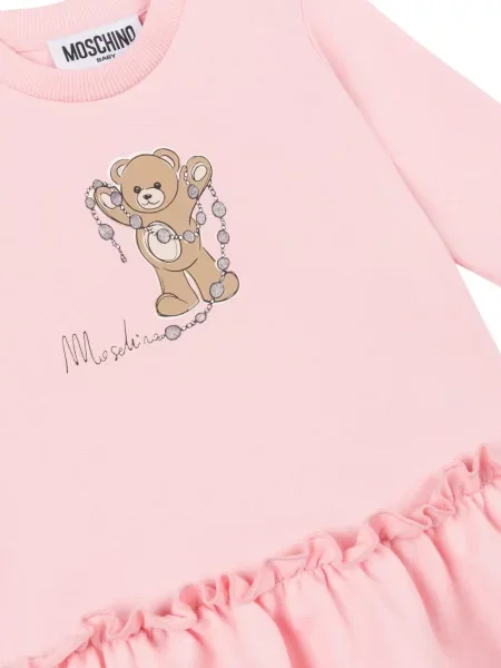 Gyerek ruha Moschino rózsaszín