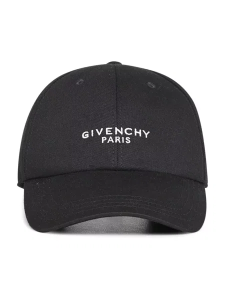 Czapka z daszkiem Givenchy z logo czarna