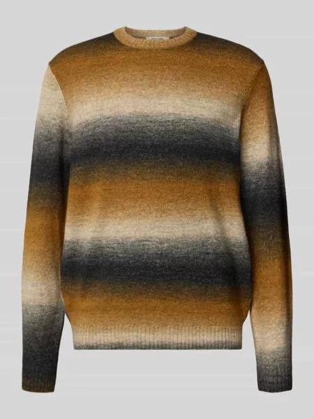 Sweter o kroju regular fit z dzianiny z dodatkiem bawełny model ‘BERTIL’ Only & Sons
