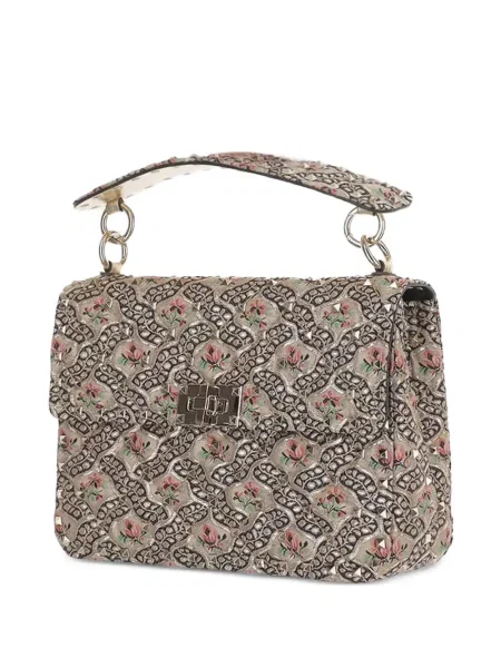 Shopper torbica Valentino Garavani s cvjetnim printom s printom