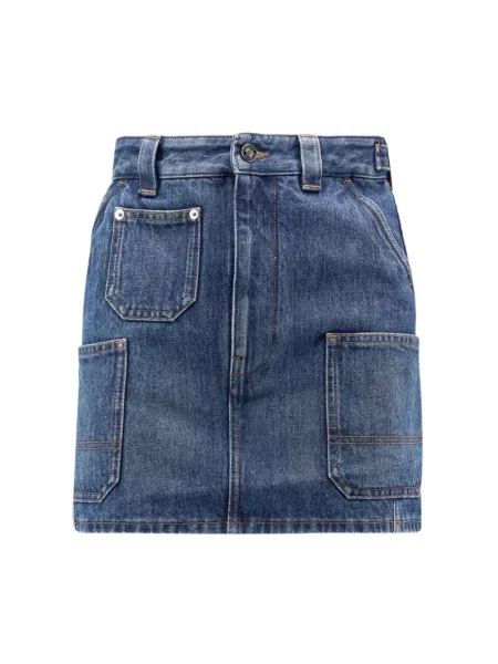 Mała mały spódnica jeansowa Givenchy niebieska