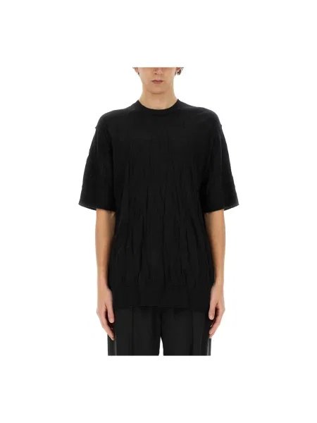 Sweter Helmut Lang wełniany czarny