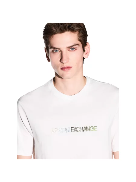 Tricou Eax alb