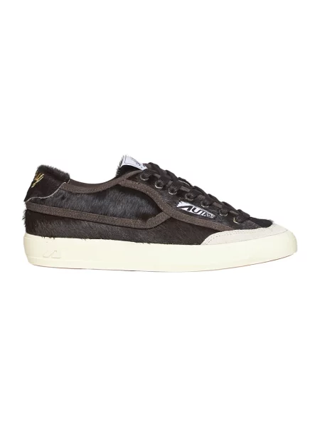 Sneakersy Autry skórzane brązowe
