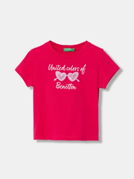 United Colors of Benetton tričko růžové