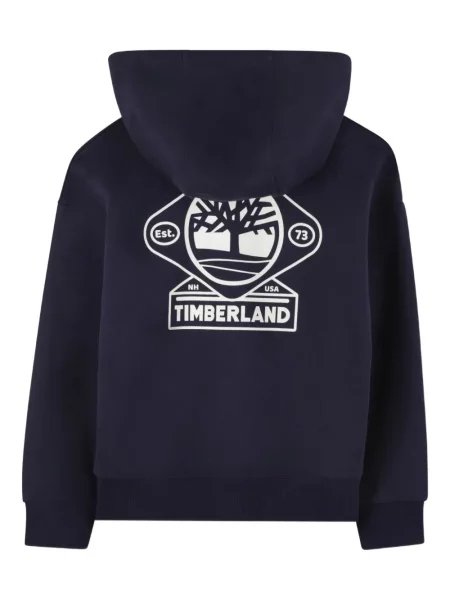 Bluza z kapturem dziecięca Timberland niebieska