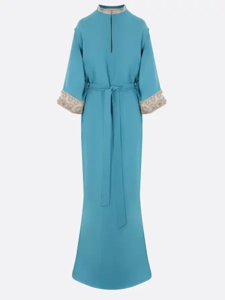 Rochie maxi Valentino Garavani de costum albastru