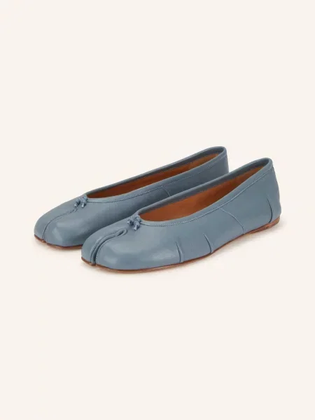 Maison Margiela Baleríny Tabi černošedá