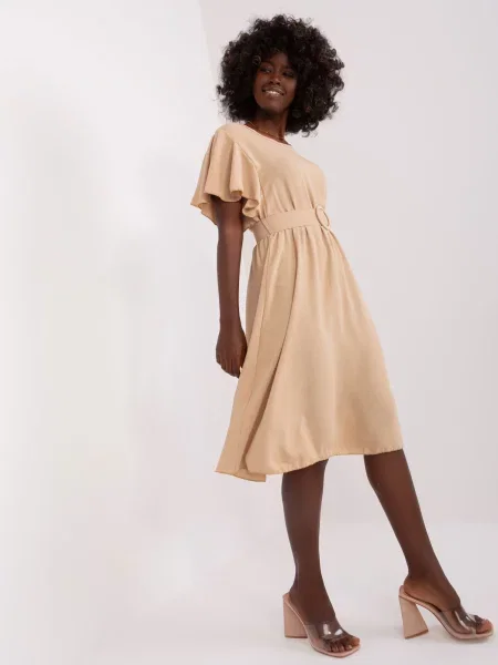Rochie Fashionhunters de costum bej