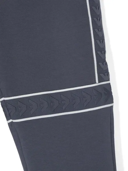 Spodnie dziecięce Emporio Armani niebieskie