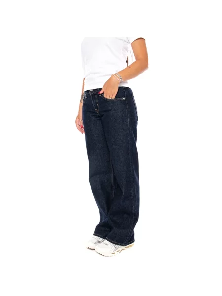 Szerokie jeansy Levi's sztruksowe czarne