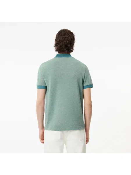 Поло Lacoste зеленое