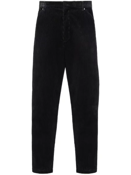 Pantaloni Prada de catifea cord negru