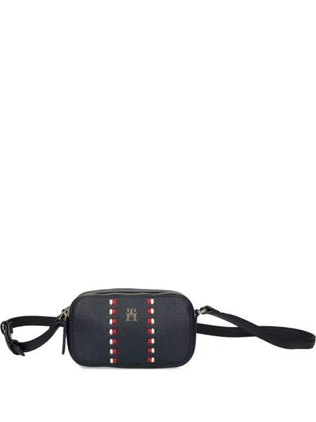 Curea Tommy Hilfiger cu dungi negru