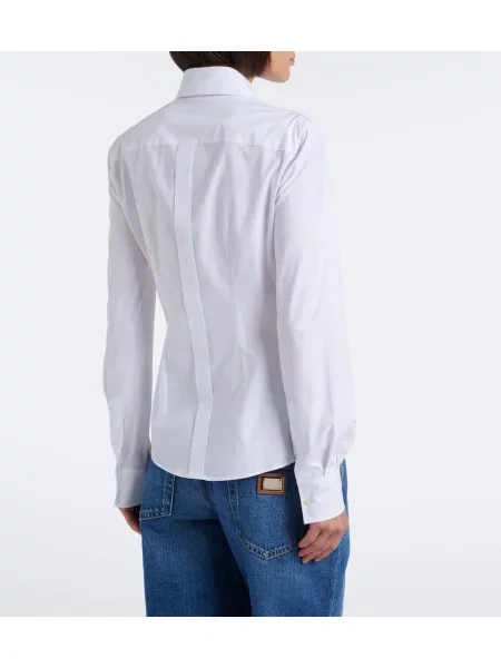 Cămașă Dolce&gabbana din poplin alb