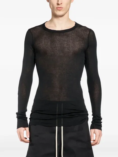 Tricou Rick Owens lung negru