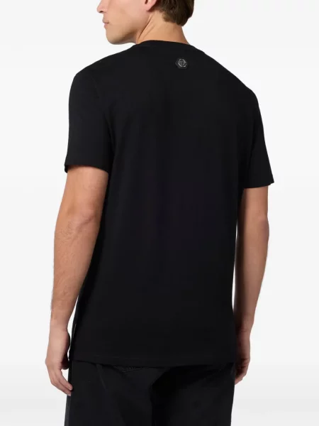 Tricou Philipp Plein cu imagine negru