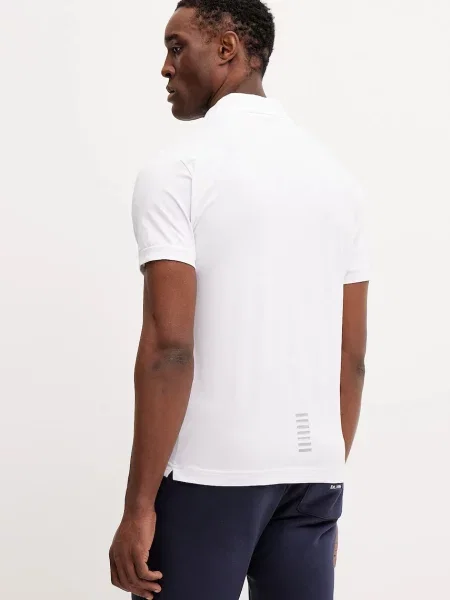 Поло Ea7 Emporio Armani белое
