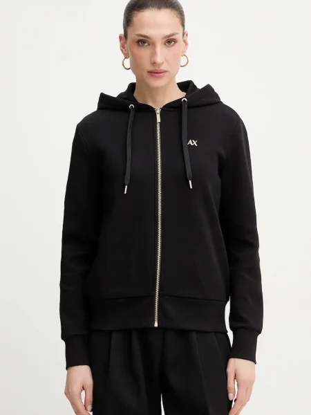 Armani Exchange bluză negru