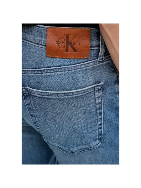 Blugi Calvin Klein Jeans albastru
