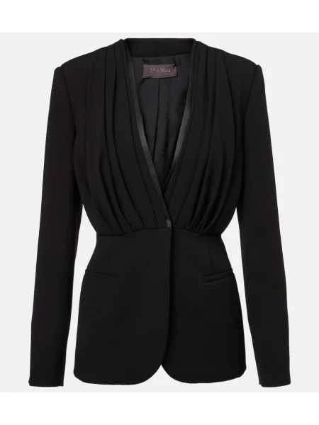 Geacă Max Mara drapată negru