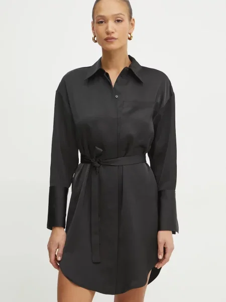 MAX&Co. rochie mini oversize negru