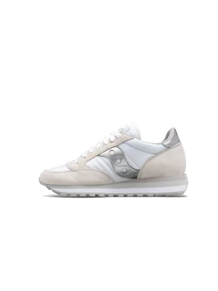 Sneakersy Saucony Jazz skórzane białe