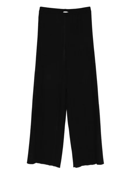Pantaloni Forte_forte din crep negru