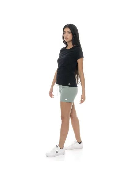 Scurt tricou Leone 1947 cu mâneci scurte negru