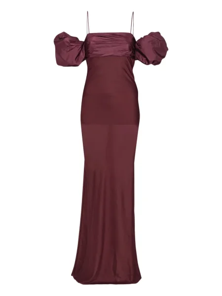Rochie Rotate Birger Christensen din șifon de costum roșu