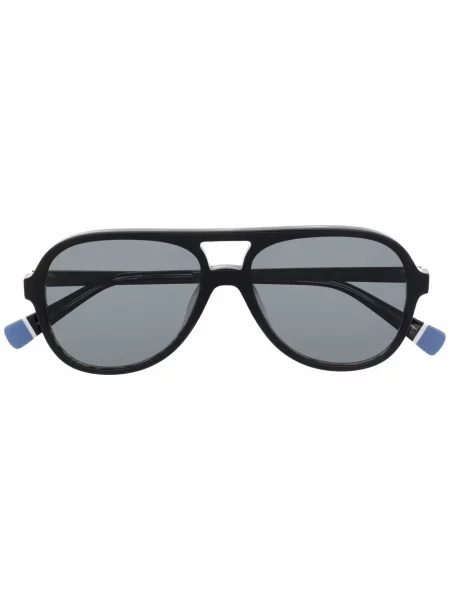 Ochelari de soare aviator Orlebar Brown negru