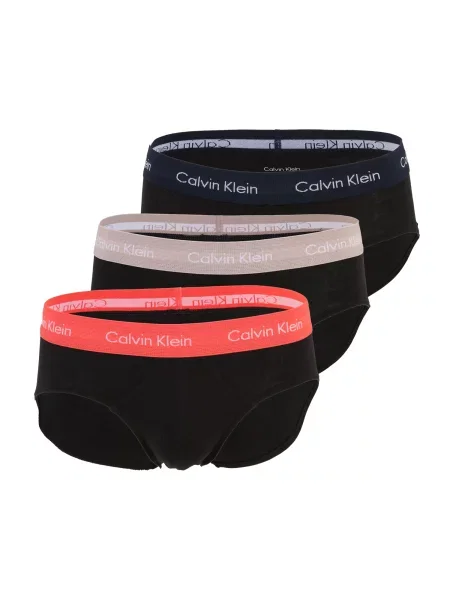 Calvin Klein Underwear Slip bleumarin / roșu deschis / negru alb