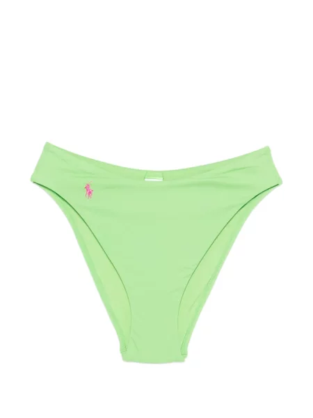 Bikini Polo Ralph Lauren cu dungi cu broderie albastru