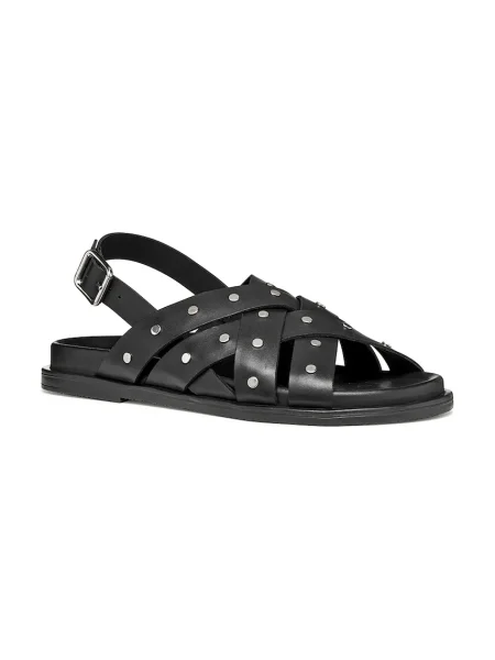 Geox sandale de piele D ADELASH negru