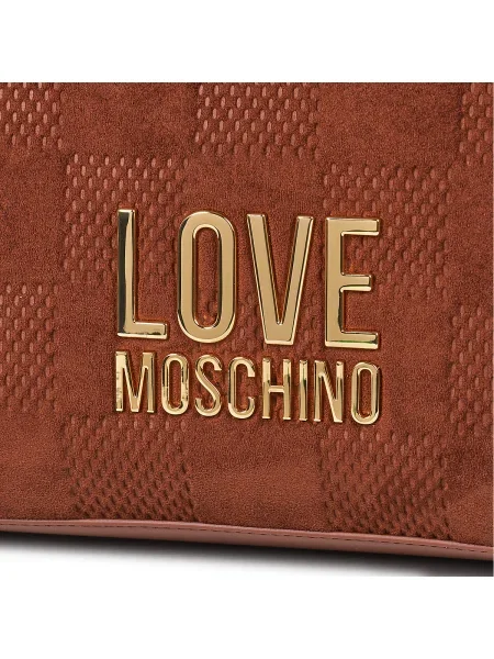 Kabelka Love Moschino hnedá