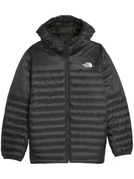 Geacă The North Face cu imagine negru