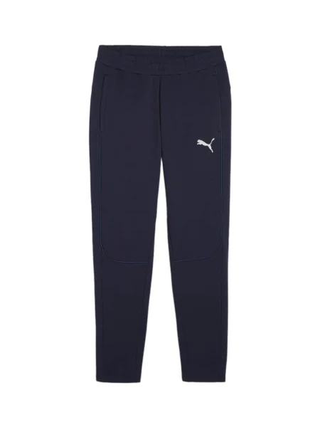 PUMA Pantaloni sport Team Final bleumarin alb