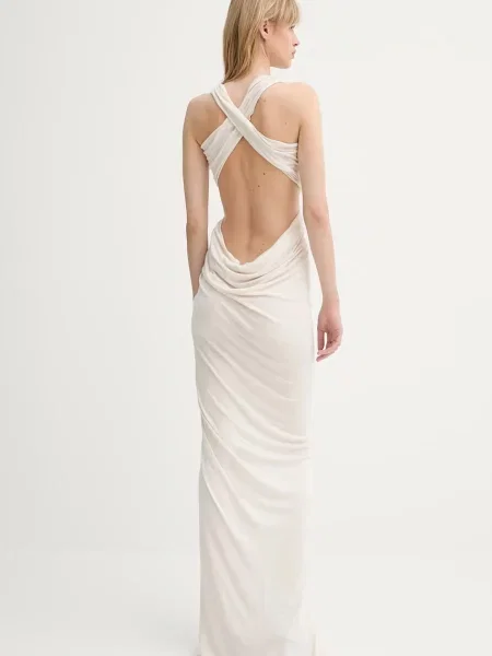 Rick Owens Lilies sukienka beżowa