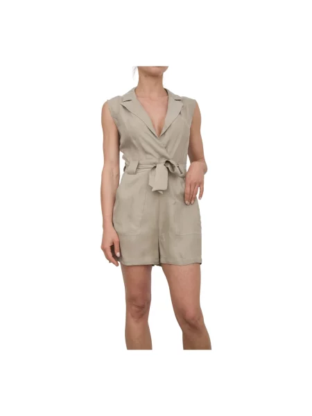 Guess Kombinezony Kobieta S Szorty Bermuda zielony