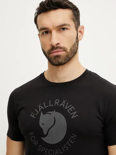 Fjallraven sportos póló Fjällräven Fox fekete