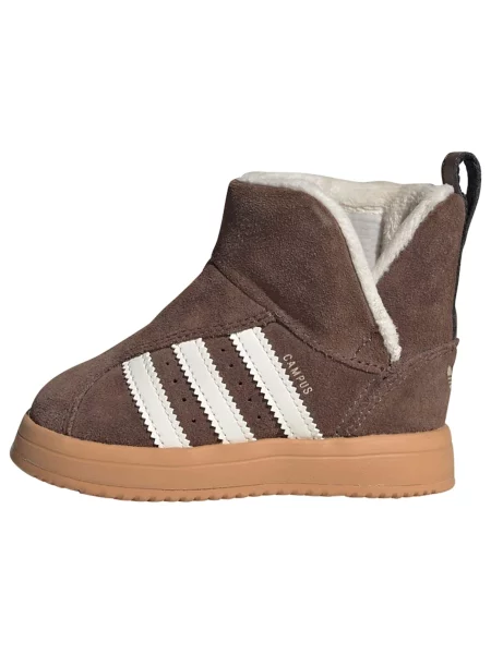 ADIDAS ORIGINALS Μπότες για χιόνι Campus σοκολατί λευκό