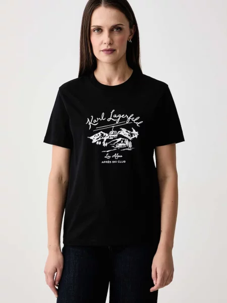 Karl Lagerfeld tricou pentru femei din alb